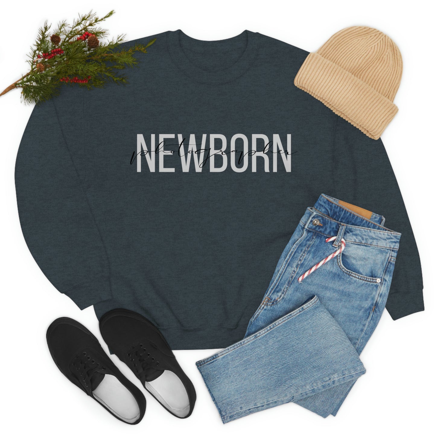 Newborn Photographer Crewneck Sweatshirt