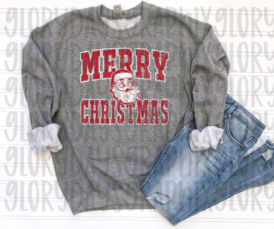 Distressed Merry Christmas