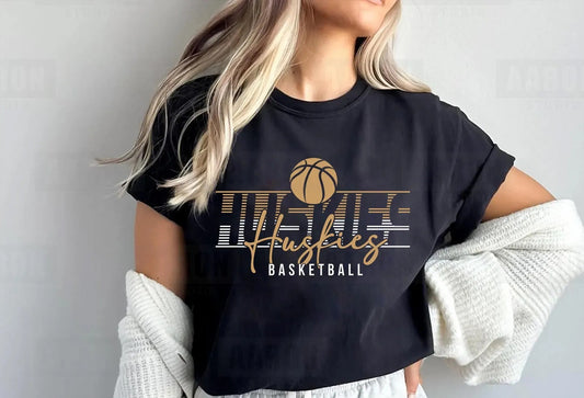 Huskies Basketball Gold