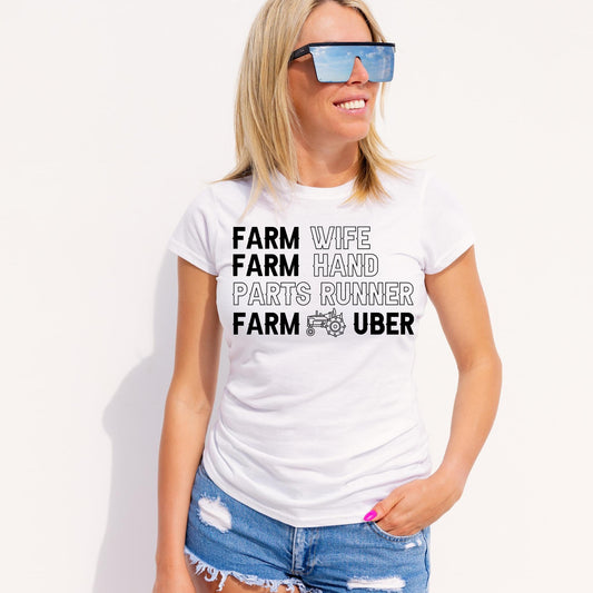 Farm Wife Farm Hand Parts Runner Farm Uber