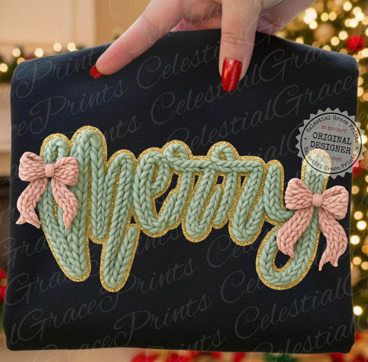 Faux Yarn Merry Sage