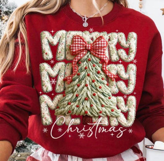 Latch Hook Merry Christmas