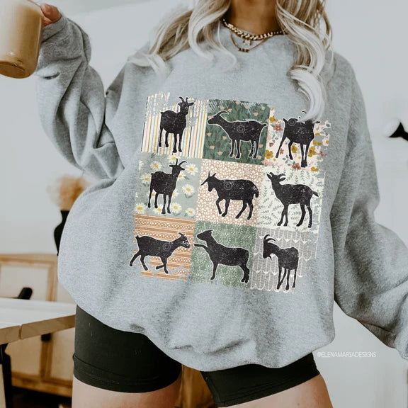 Retro Boho Goat