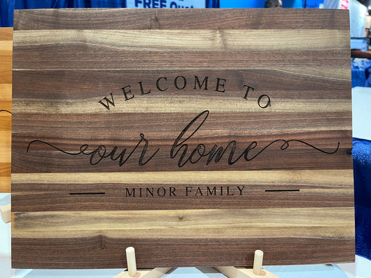 Welcome To Our Home - Custom Name