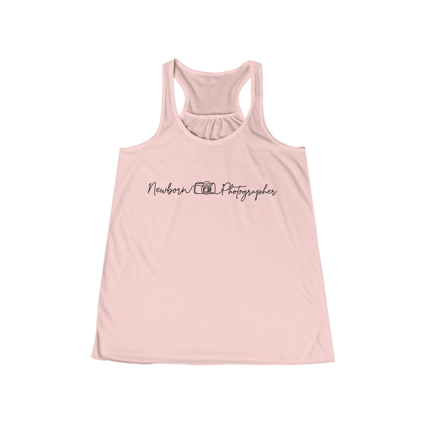 Custom Newborn Photographer Tank - Hand drawn, One Line