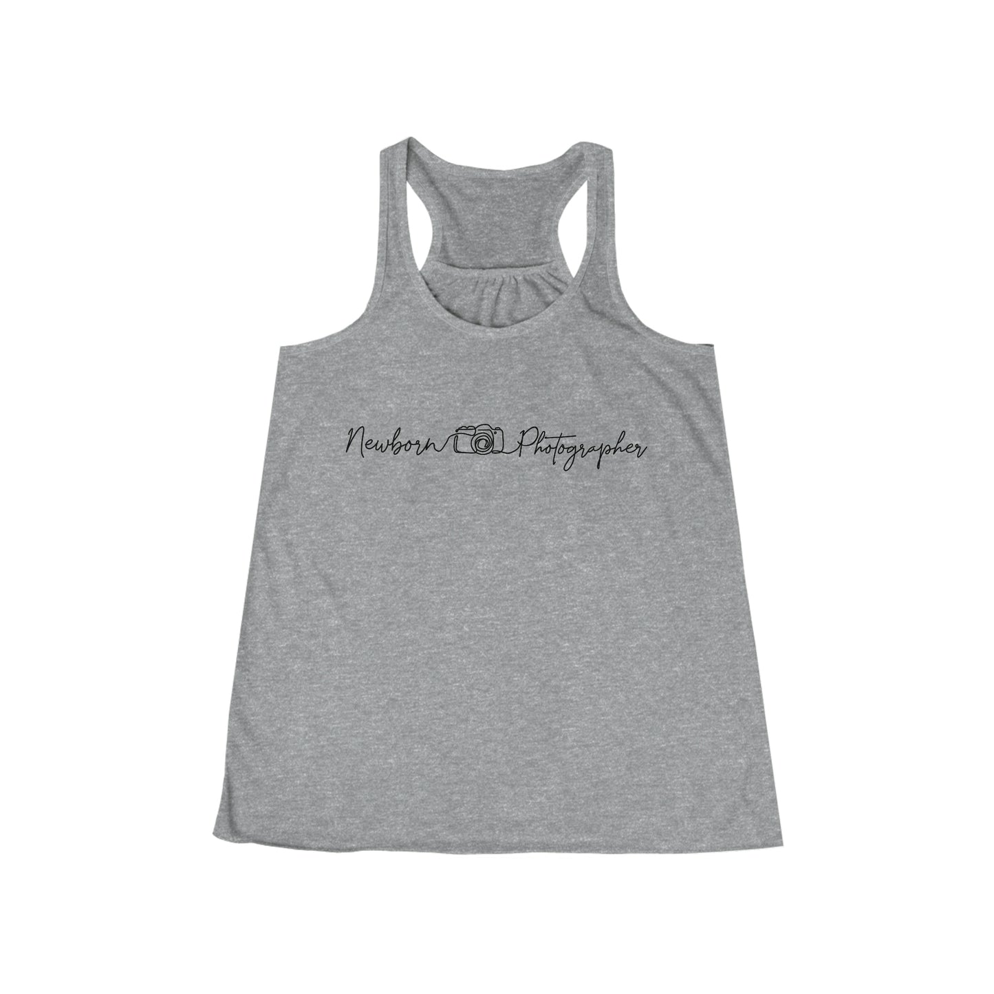 Custom Newborn Photographer Tank - Hand drawn, One Line