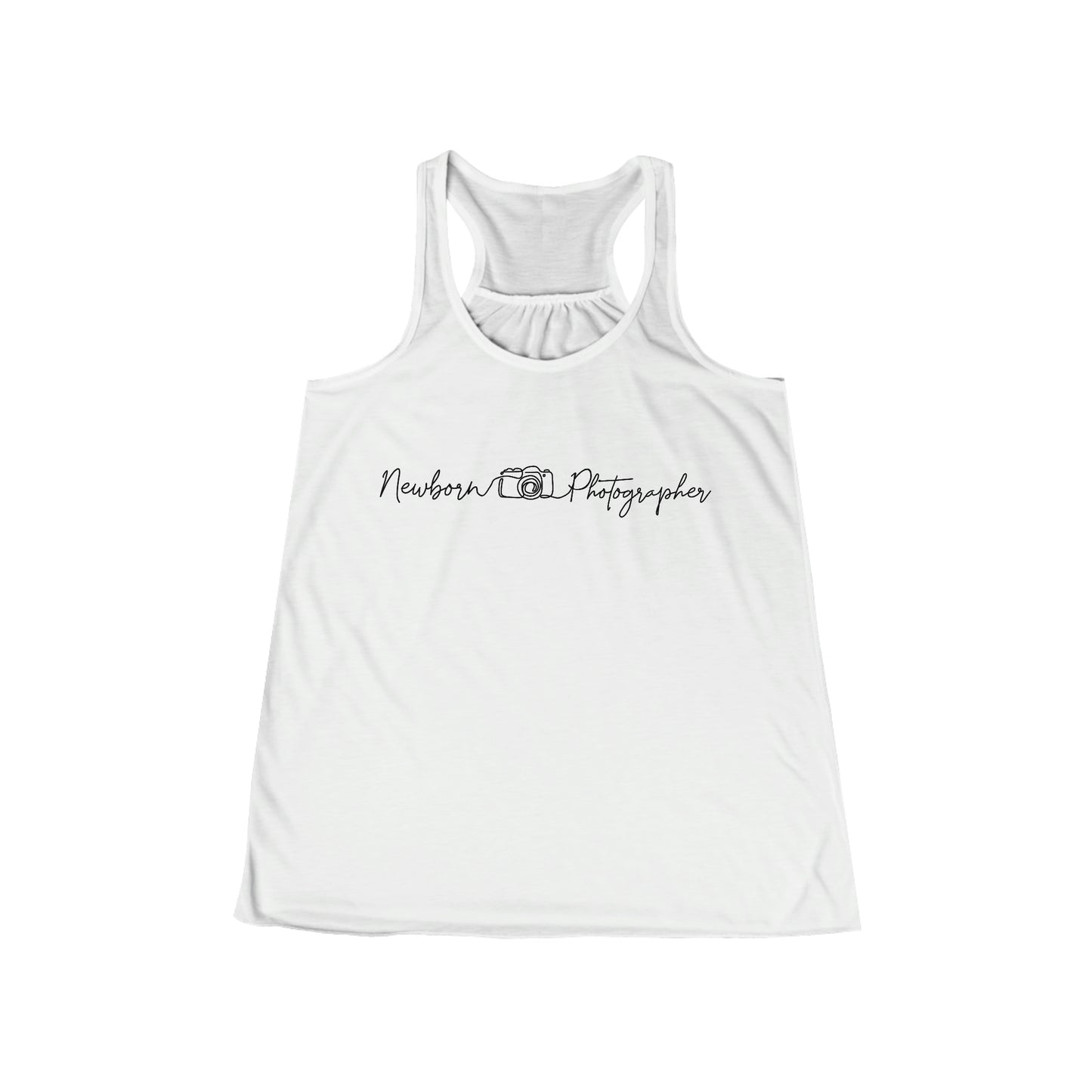 Custom Newborn Photographer Tank - Hand drawn, One Line