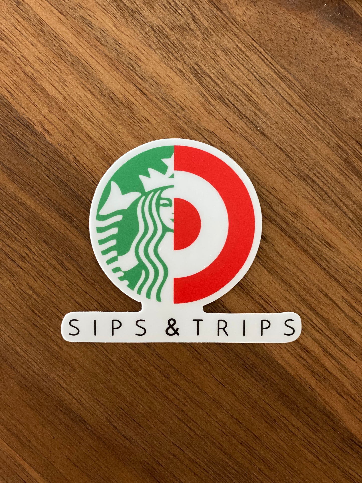 Sips & Trips Sticker